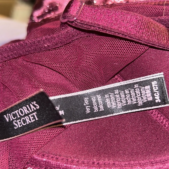 Victoria’s Secret Very Sexy Velvet Long Line Lightly Lined Bustier Underwire Bra - Picture 5 of 5